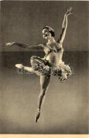 13 db modern motívumlap balett-táncosokról. Képzőművészeti Alap / 13 modern motive cards of Hungaria...