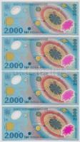 Románia 1999. 2000L "Napfogyatkozás" (10x) közte 5db sorszámkövető (3+2) T:I
Romania 1999...