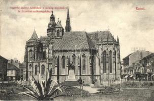 Kassa, Kosice - 3 db régi városképes lap / 3 pre-1945 town-view postcards