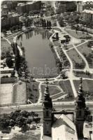 7 db modern légi felvétel Magyarországról (Budapest, Esztergom, Győr, Balaton) / 7 modern aerial vie...