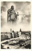 3 db régi erdélyi városképes lap (Nagyvárad, Csíksomlyó) / 3 pre-1945 Transylvanian town-view postcards (Oradea, Sumuleu Ciuc)