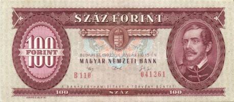 100Ft 1968, 1984 (3x), 1992 (3x) T:II,III,IV