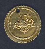 Törökország 1814. 1/4 Zeri Mahhub Au 0,78g II.Mahmud T:2+ ly.
