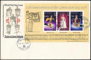 Erzsébet bélyegfüzetlap FDC-n, Elizabeth stamp-booklet sheet FDC