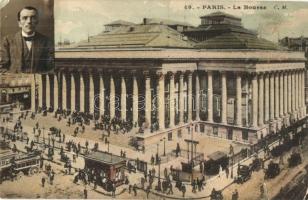 3 db régi városképes lap automobil motívummal / 3 pre-1945 town-view postcards (Berlin, Paris) with ...