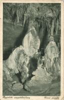 3 db régi képeslap: barlangok (Baradla, Aggtelek, Révi Zichy-barlang) / 3 pre-1945 postcards with Hungarian caves