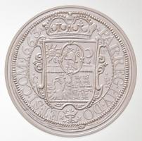 DN "Magyar tallérok utánveretben - Apafi Mihály tallérja 1663" Ag emlékérem tanúsítvánnyal (20g/0.999/38,6mm) T:PP