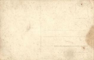 Első világháborús katonai lap, karddal és szuronypuskával eljátszott támadás / WWI K.u.K. military, ...