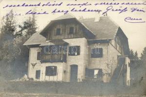 2 db régi fotó képeslap Szily Kálmánnak (Magyar Tudományos Akadémia főtitkára) címezve az Akadémia p...