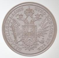 DN "Magyar tallérok utánveretben - Ferenc József ifjúkori tallérja 1853" Ag emlékérem tanú...