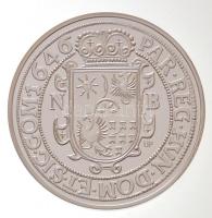 DN "Magyar tallérok utánveretben - I. Rákóczi György tallérja 1646" Ag emlékérem tanúsítvá...