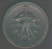 Német 3. Birodalom "Internat. Handwerkeraustellung Berlin 28.Mai-10. Juli 1938" nagyalakú Br plakett T:2
