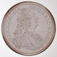 DN Magyar tallérok utánveretben - Lotharingiai Ferenc tallérja 1753 Ag emlékérem tanúsítvánnyal (20g/0.999/38,6mm) T:PP