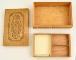 Kugler Henrik Gerbeaud fa doboz, 23,5x15,5x7 cm