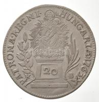 1763K-B 20kr Ag "Mária Terézia" Körmöcbánya (6,4g) T:2  
Hungary 1763K-B 20 Kreuzer Ag &q...