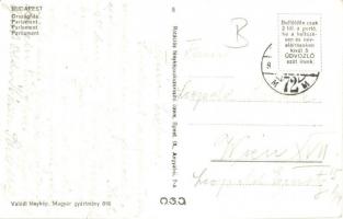 Budapest V. Országház, Parlament, gőzhajó (kis szakadás / small tear)