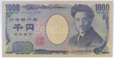 Japán 2004. 1000Y T:III kis szakadás a szélén Japan 2004. 1000 Yen C:F small tear at edge