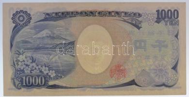 Japán 2004. 1000Y T:III kis szakadás a szélén
Japan 2004. 1000 Yen C:F small tear at edge