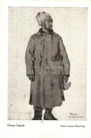 1916 Orosz fogoly. Gimes Lajos főhadnagy alkotása / WWI Russian POW (prisoner of war) s: Gimes (EK)