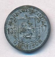 Német Birodalom / Garmisch 1917. 5pf fém szükségpénz "Érvényes a békekötést követő 5. hónapig&q...