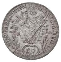 1778B/SK-PD 20kr Ag "Mária Terézia" (6,46g) T:2,3 durva k.
Huszár: 1702., Unger III.: 124...