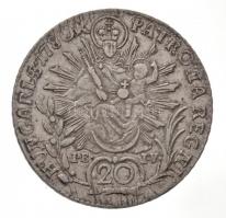 1780IB-IV 20kr Ag "Mária Terézia" (6,4g) T:2 juszt.
Hungary 1780IB-IV 20 Kreuzer Ag "...