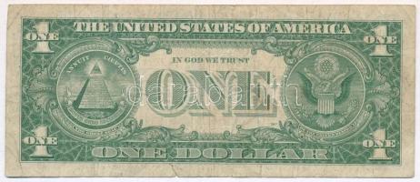 Amerikai Egyesült Államok 1963-1965. (1957B) 1$ "Silver Certificate - kisméretű", kék pecs...