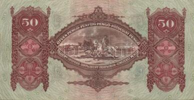 1930-41. 10P, 20P, 50P, 100P zöld nyilaskeresztes felülbélyegzéssel T:II