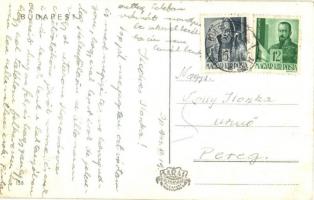 Budapest, mozaiklap: Királyi vár, Országház, Lánchíd, Halászbástya, Hősök tere