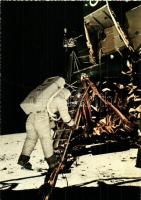 7 db modern űrhajós motívumlap, Holdra szállás, amerikai asztronauták / 7 modern astronautics motive...