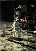 7 db modern űrhajós motívumlap, Holdra szállás, amerikai asztronauták / 7 modern astronautics motive...