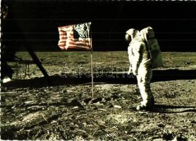 7 db modern űrhajós motívumlap, Holdra szállás, amerikai asztronauták / 7 modern astronautics motive...