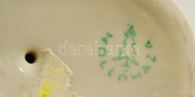 Hollóházi porcelán mókus, kézzel festett, hibátlan, jelzett, m: 13,5 cm