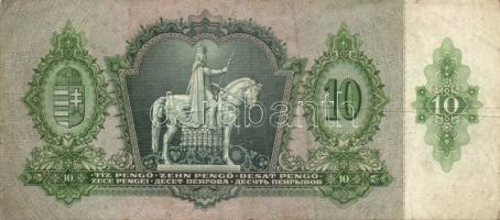 1930-41. 10P, 20P, 50P, 100P zöld "Kerületi Pártvezető-Kőszeg" felülbélyegzéssel T:II