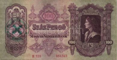 1930-41. 10P, 20P, 50P, 100P zöld "Kerületi Pártvezető-Kőszeg" felülbélyegzéssel T:II