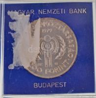 1979. 200Ft Ag "Nemzetközi gyermekév" eredeti plombált, sérült tokban T:BU ragasztásnyom a...