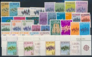 Europa CEPT 15 sets + 1 stamp, Europa CEPT motívum 15 klf sor + 1 önálló érték