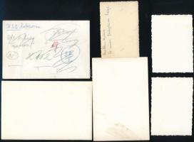 cca 1940-1960 Templomok, 6 db fotó ill. fotólap, egy részük hátulján feliratozva, különböző méretben