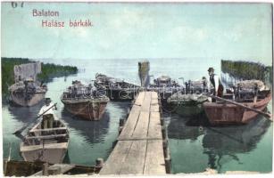 Balaton, Halászbárkák, halászok (b)