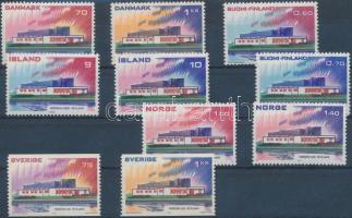 NORDEN 4 sets + 1 stamp NORDEN motívum 4 klf sor + 1 önálló érték