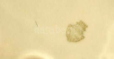 Zsolnay porcelán "Tungsram" Étterem tál, jelzett, lepattanással, 20,5x13x6,5 cm