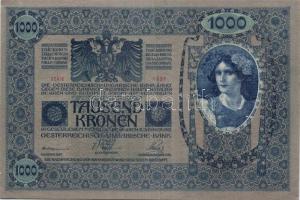 1902. 1000K piros "Magyarország" körbélyegzővel T:I- minimális sarokhiba