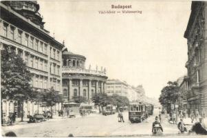 Budapest V. Váci körút, villamosok (EK)