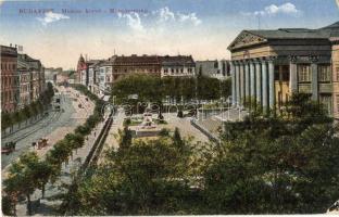 Budapest VIII. Múzeum körút, Nemzeti Múzeum + K.u.K. Transport-Unterkunft-Station für Mannschaft und Pferde (EK)