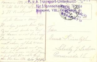 Budapest VIII. Múzeum körút, Nemzeti Múzeum + K.u.K. Transport-Unterkunft-Station für Mannschaft und...
