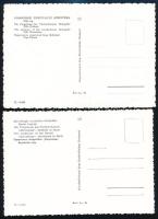 cca 1919-1960 Magyar turista életképek, 4 db fotó ill. fotólap, egy részük hátulján feliratozva, kül...