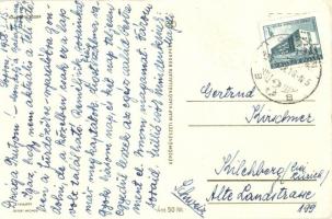 Balaton, Keringő szórakozóhely, tánc. Képzőművészeti Alap kiadása, humoros grafikai lap s: Tóth Józs...