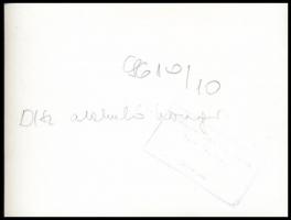 1950 DISZ alakuló kongresszus, MTI fotó, hátulján feliratozva, pecséttel jelzett, 9×12 cm