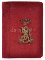 1890 Orvosi Zsebnaptár az 1890. évre. Szerk.: Dr. Lőrincz Ferenc. Bp., 1890, Légrády. Egyedi, hímzet...