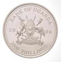 Uganda 2006. 2000Sh Ag "A labdarúgás halhatatlanjainak csarnoka - Jugoszlávia 1990-es évek / De...